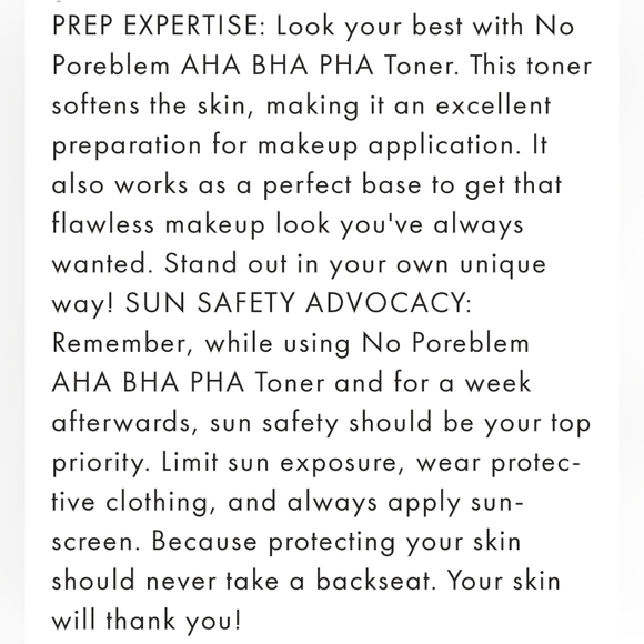 🧖🏻‍♀️ No Poreblem AHA BHA PHA Touch In Sol Toner - Picture 3 of 5